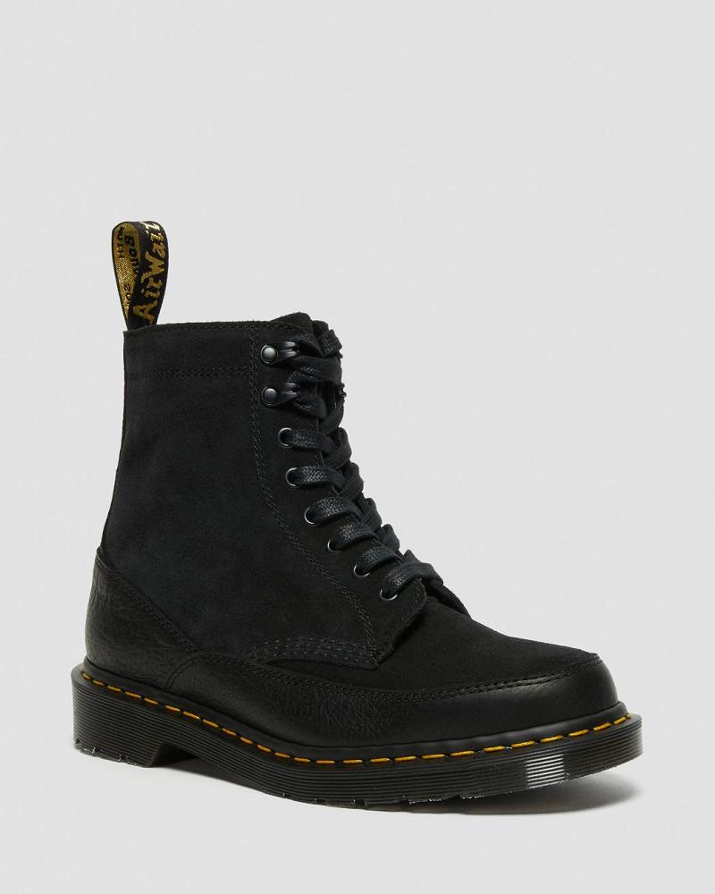 Dr Martens 1460 Guard Made in England Lær Snørestøvletter Herre Svarte | Norge 296EBC